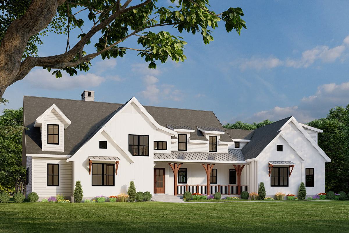 The Bowmore 2 - 3661 Sq. Ft. - 3 Bedrooms - 3.5 Bathrooms - House Plan Exterior 2