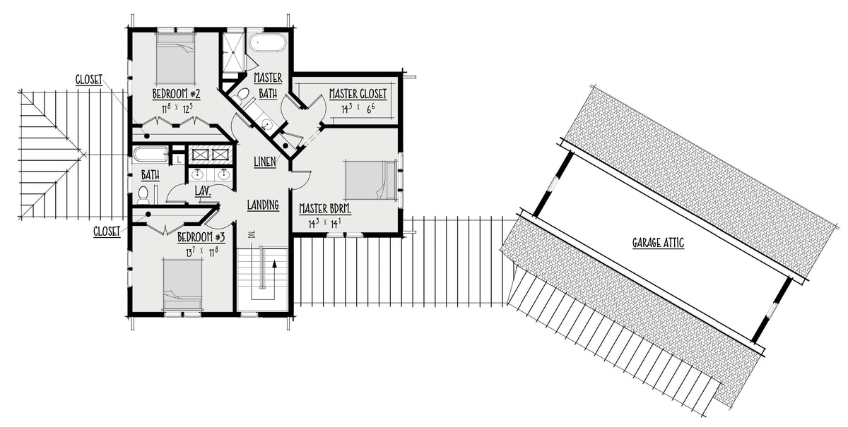 The Glen Scotia - 2138 Sq. Ft. - 3 Bedrooms - 2.5 Bathrooms - House Plan 2