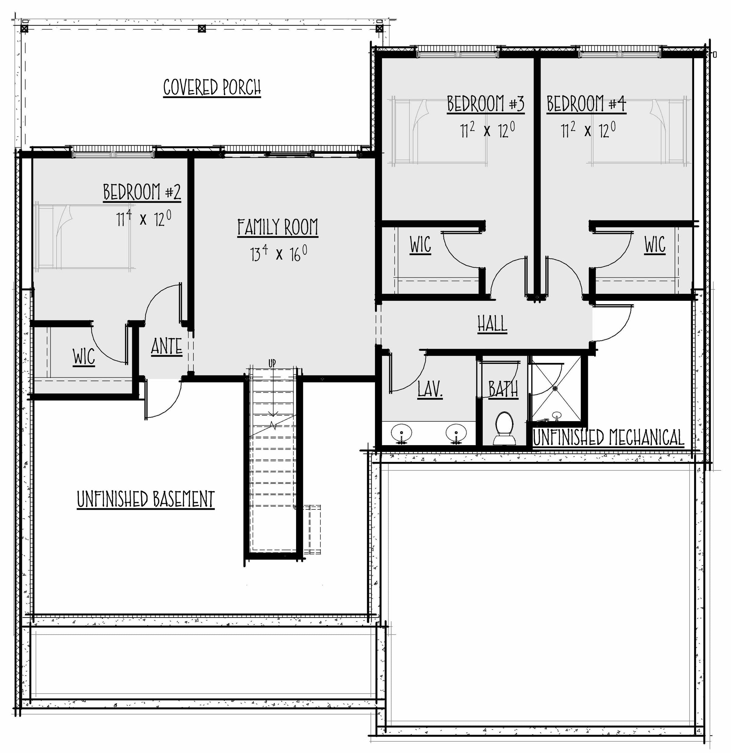 The Bruichladdich lower level floor plan enlarged