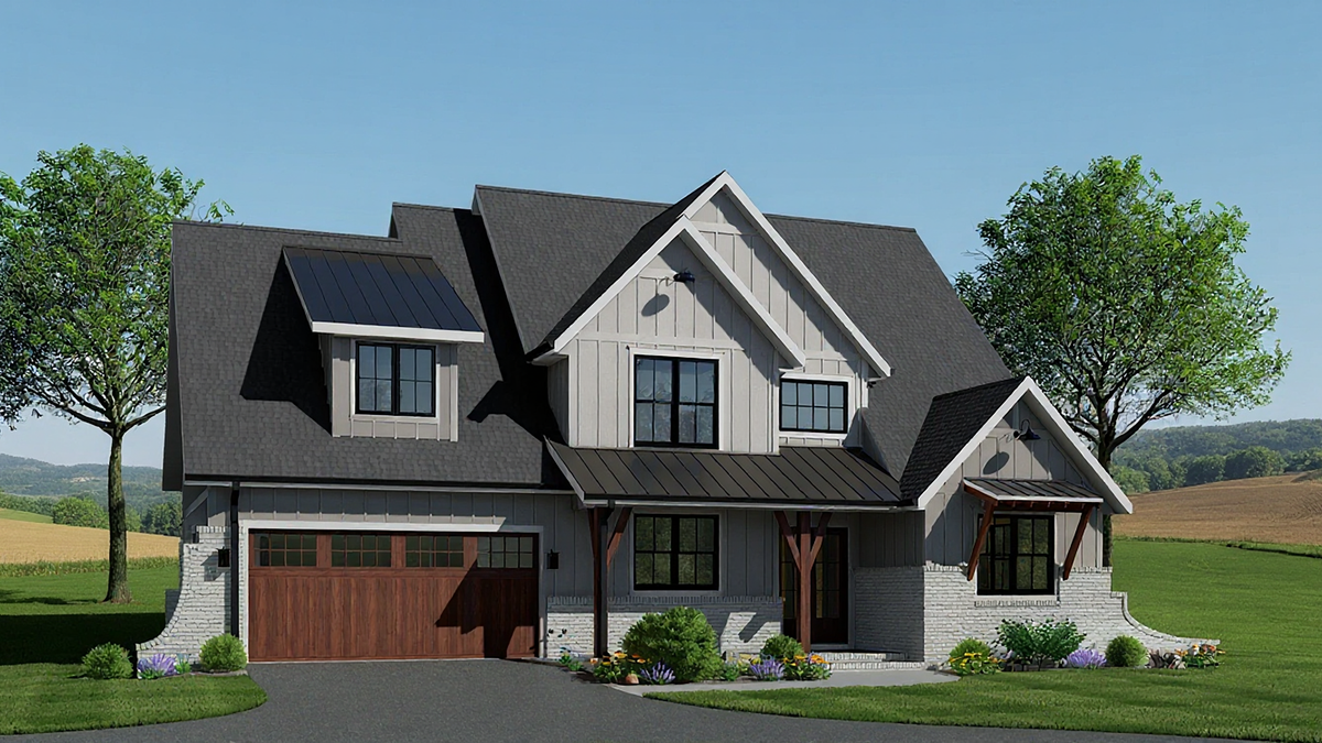 The Speyburn - 2541 Sq. Ft. - 4 Bedrooms - 3 Bathrooms - House Plan Exterior