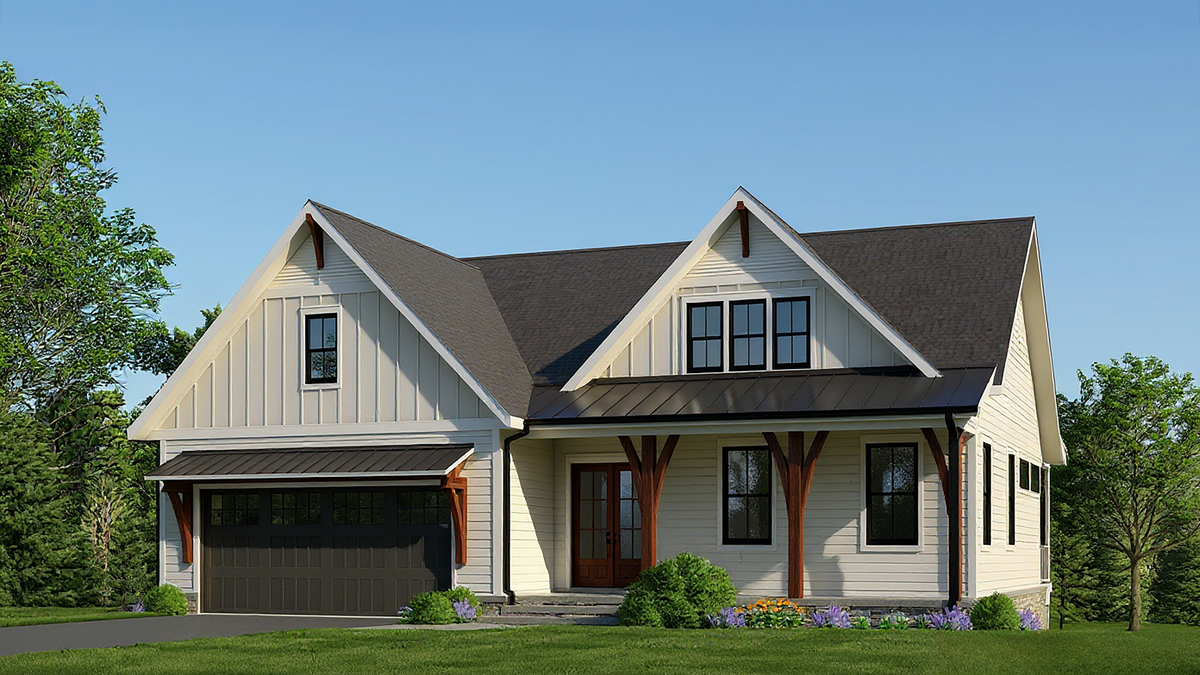 The Bunnahabhain - 2547 Sq. Ft. - 4 Bedrooms - 2.5 Bathrooms - House Plan Exterior