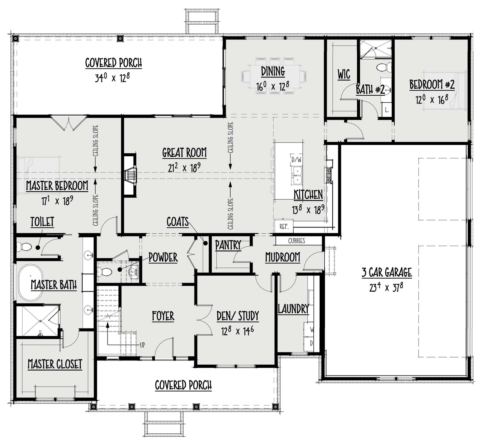 Millburn Farm main level floor plan